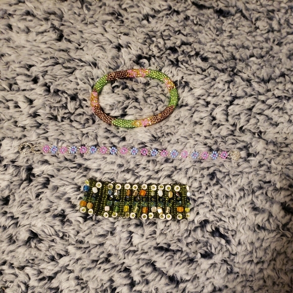 90s Seed Bead Bracelet Bundle - Picture 11 of 11